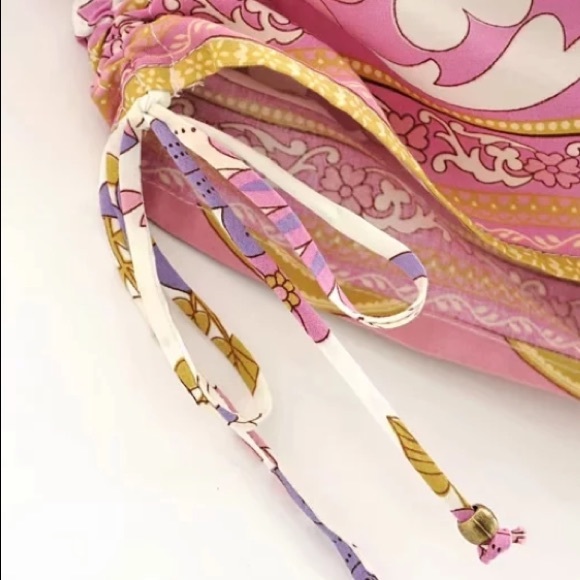 Retro Floral Bohemian Gypsy Romper - Picture 8 of 8